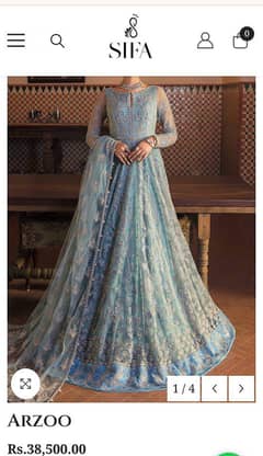 SIFA Arzoo Bridal Dress – Luxury Formal for sale (One-Time Use)