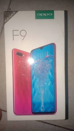 Used OPPO F9 – 4GB/64GB – PTA Approved – With Box – Urgent Sale