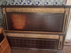 Wooden bed