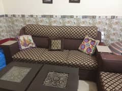 Sofa set for sale/ Two center tables
