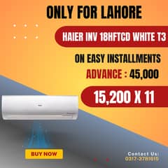 HAIER INV 18HFTCD WHITE T3 On Installmets