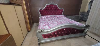 Bed Set with Side table And Dressing Table