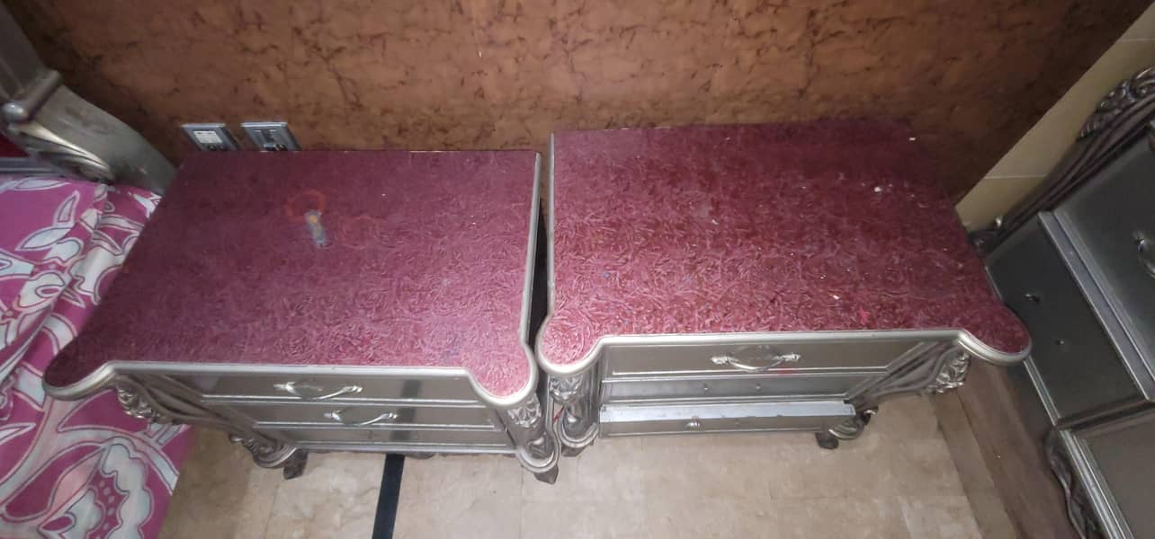Bed Set with Side table And Dressing Table 3