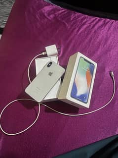 Iphone X 256gb PTA approved with box charger