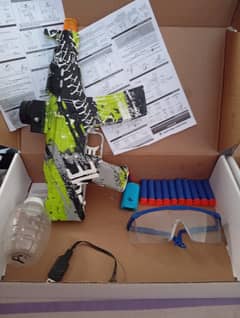 Auto jell blaster machine gun