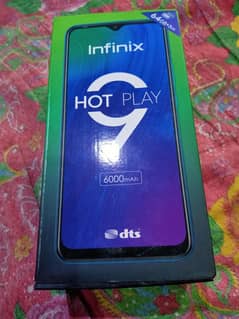 Infinix Hot 9 play available for sale in excellent condition