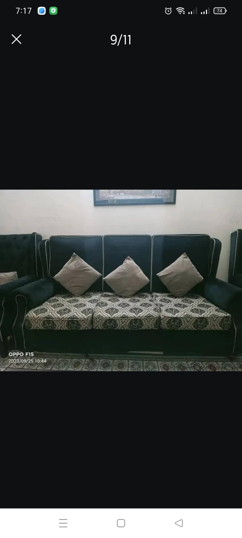 7 seater sofa set with tables set 2