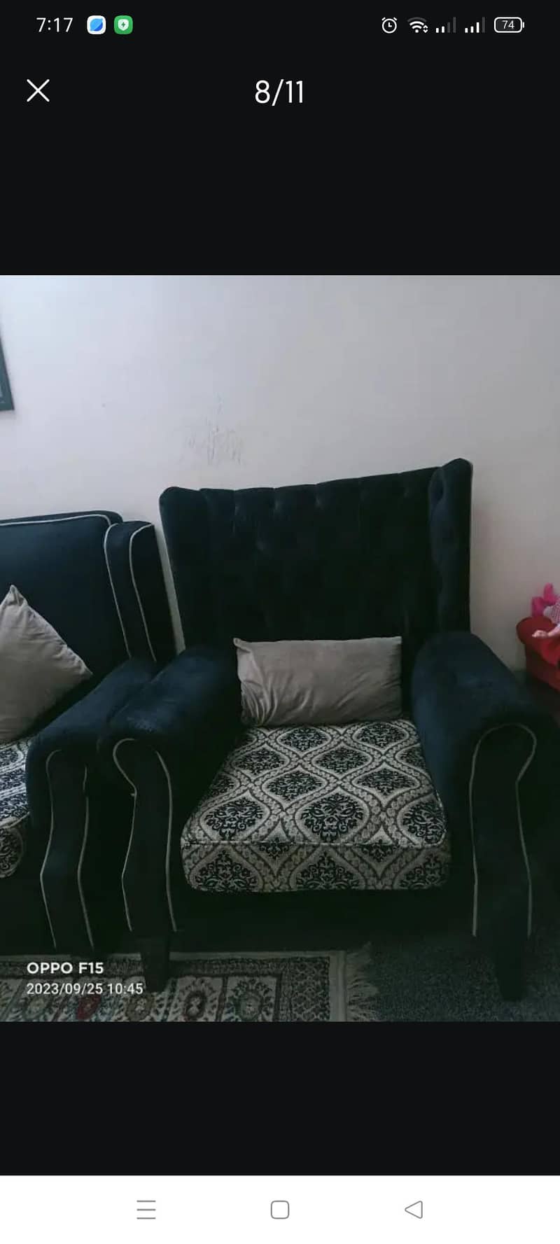 7 seater sofa set with tables set 3