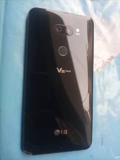 LG v35 Thinq Full HD Display 6.4" Storage 6GB/64GB Crack top & Bottom