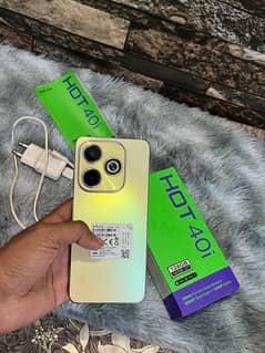 infinix Hot 40i 8+128Gb with box or original Charger