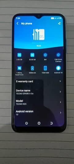 Tecno spark 6 Go for sale