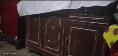 iron Table with Drawers