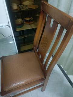 6 chaits with dining table