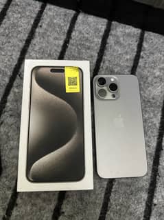 I phone 15 pro max pta approved condition 10by 10