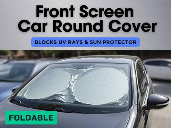 Folding Jumbo Car Window Sunshade Auto Visor Windshield Block Cover UV Rays Sun Protector Sunshade