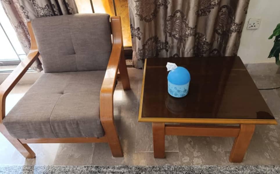 5 Seater Sofa Set with Table set 1