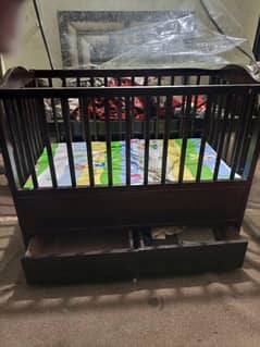 Wooden Baby Cart Bed