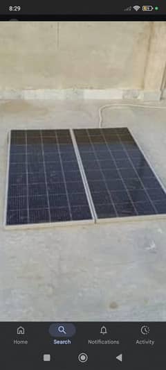 Solar panels battery full set