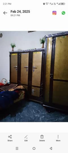 almari 7 fot lambae 120 kg