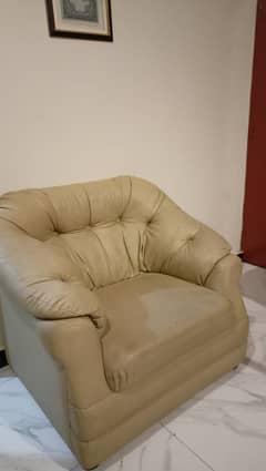 Beige Sofa Set (7 seater)
