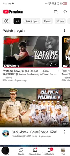 YouTube premium in 100 with garanti
