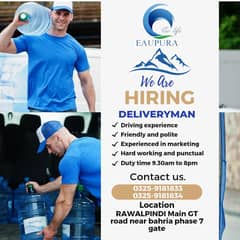 job available in mineral water company
