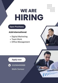 Male, Female, Students required for office work and online work