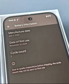 Google pixel 8 pro 12GB RAM 256GB memory