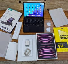 iPad Pro M2 Complete Box With Pencil , Keyboard