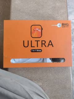ultra watch 7 plus 7 strepps free 100 original watch, msg on whats