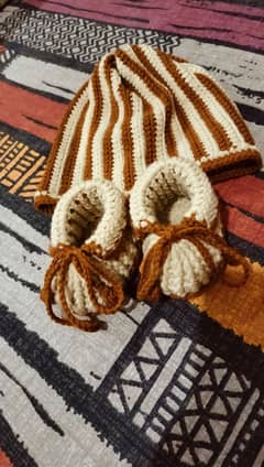 crochet hand made set