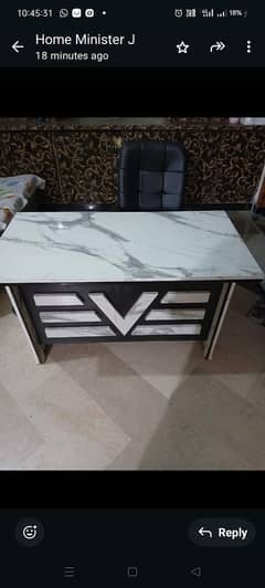 office chair and table