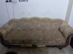 5-Seater Sofa Set + Sofa Cum Bed – Used Condition – Budget Friendly