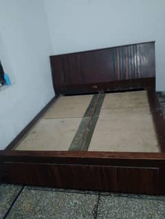 with mattress  bohat achi condition hai