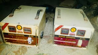 2 STABILIZER 7000W SUPER GENERAL FOR SALE, IN WORKING CONDITION