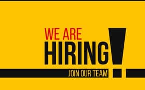 We are hiring_join our team