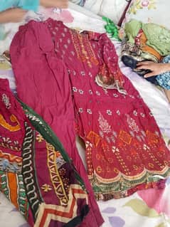 lawn suit with loan duptta