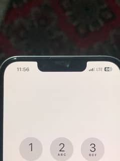 13pro factory unlocked 128gb battery 90 frount glass cracked face off