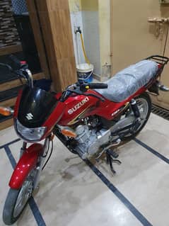 Suzuki GD110, 2025, 1st Owner, Red Colour, Brand New Condition. .