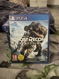 GHOST RECAON BREAK POINT PS4 cd