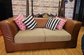 Habitt Leather 2 seater sofa