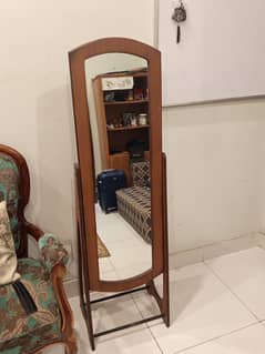 Mirror with stand for room