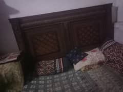 Farnitcer set sale dubal bed dresing bartan almari