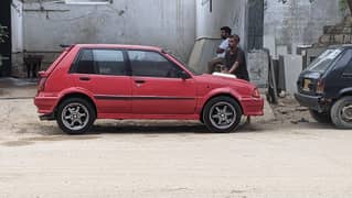 Toyota Starlet 1985 with 1.3 litters 4EFE engine