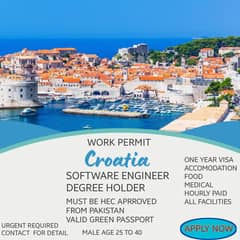 work permits available fot coratia  paymnt after reach