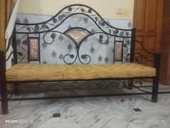 iron sofa set no fault at all all ok