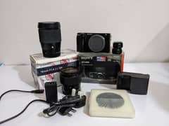Sony Alpha 6400 with lenses