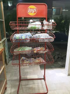 Iron Adjustable heavy duty Racks & Lays chip Rack in Rs. 25000