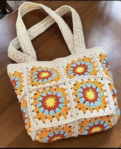 crochet ladies handbag