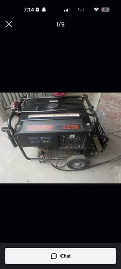 6.5KW Petrol & Gas Electric Generator - Never Used But 10yr old